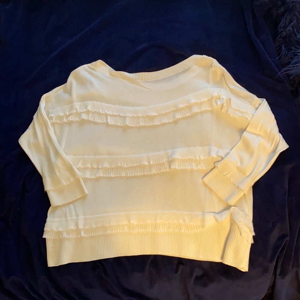 Juicy Couture White Pullover Sweater size M